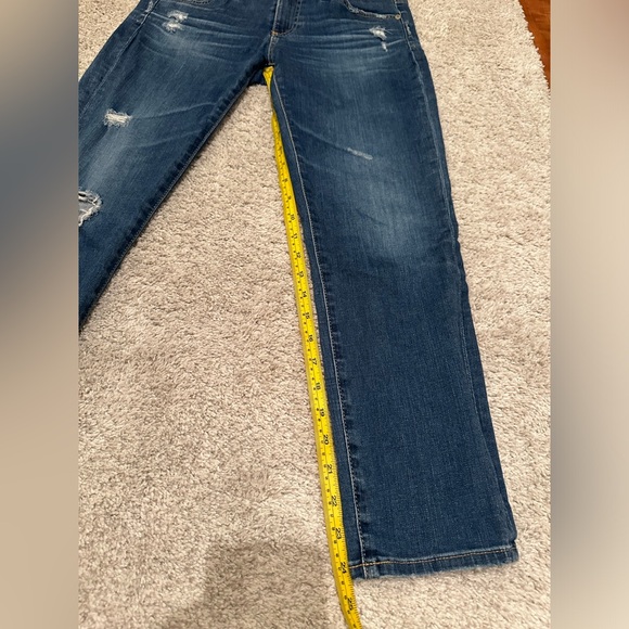 AG Adriano Goldschmied Denim Jeans - The Stilt Crop Cigarette Crop - Size 28 - Picture 8 of 8